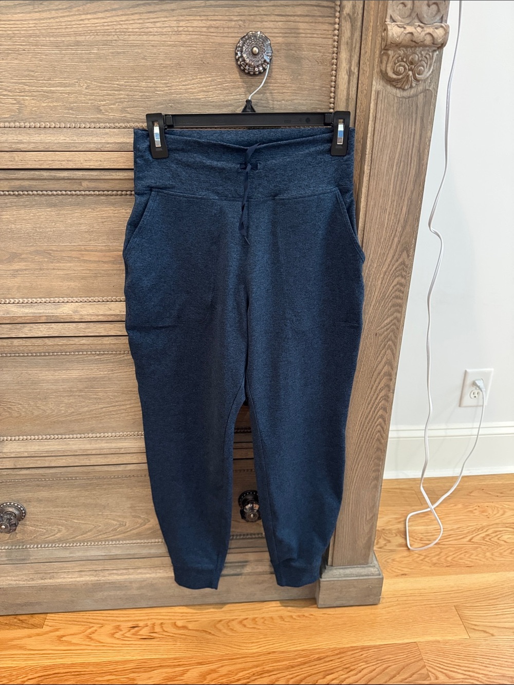 SPANX Navy Blue Track Joggers